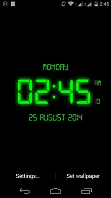 LED Digital Clock LiveWP android App screenshot 4